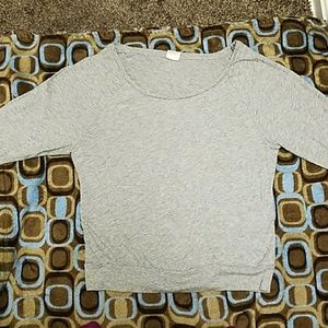 Victoria's Secret PINK-  grey long sleeve